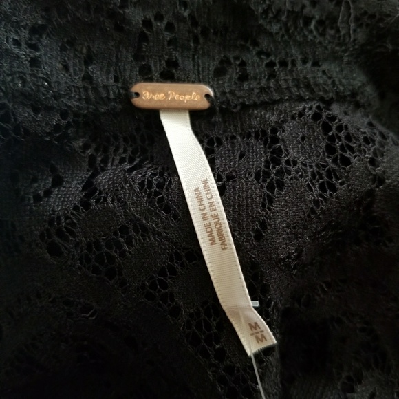 Free people Black Mini Dress Size M - Picture 7 of 7